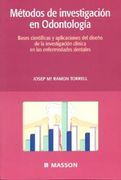 Métodos de investigación en Odontología - Ramon Torrell
