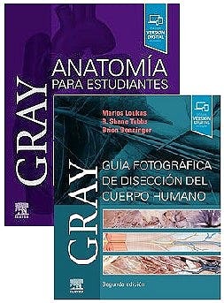 PACK GRAY ANATOMIA PARA ESTUDIANTES 3ED + GRAY GUIA FOTOGRAFICA DE DISECCION DEL CUERPO HUMANO