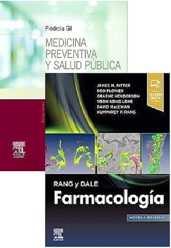 PACK PIEDROLA GIL. MEDICINA PREVENTIVA Y SALUD PUBLICA + RANG Y DALE FARMACOLOGIA 9ED