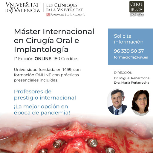 Master internacional en cirugia oral e Implantología